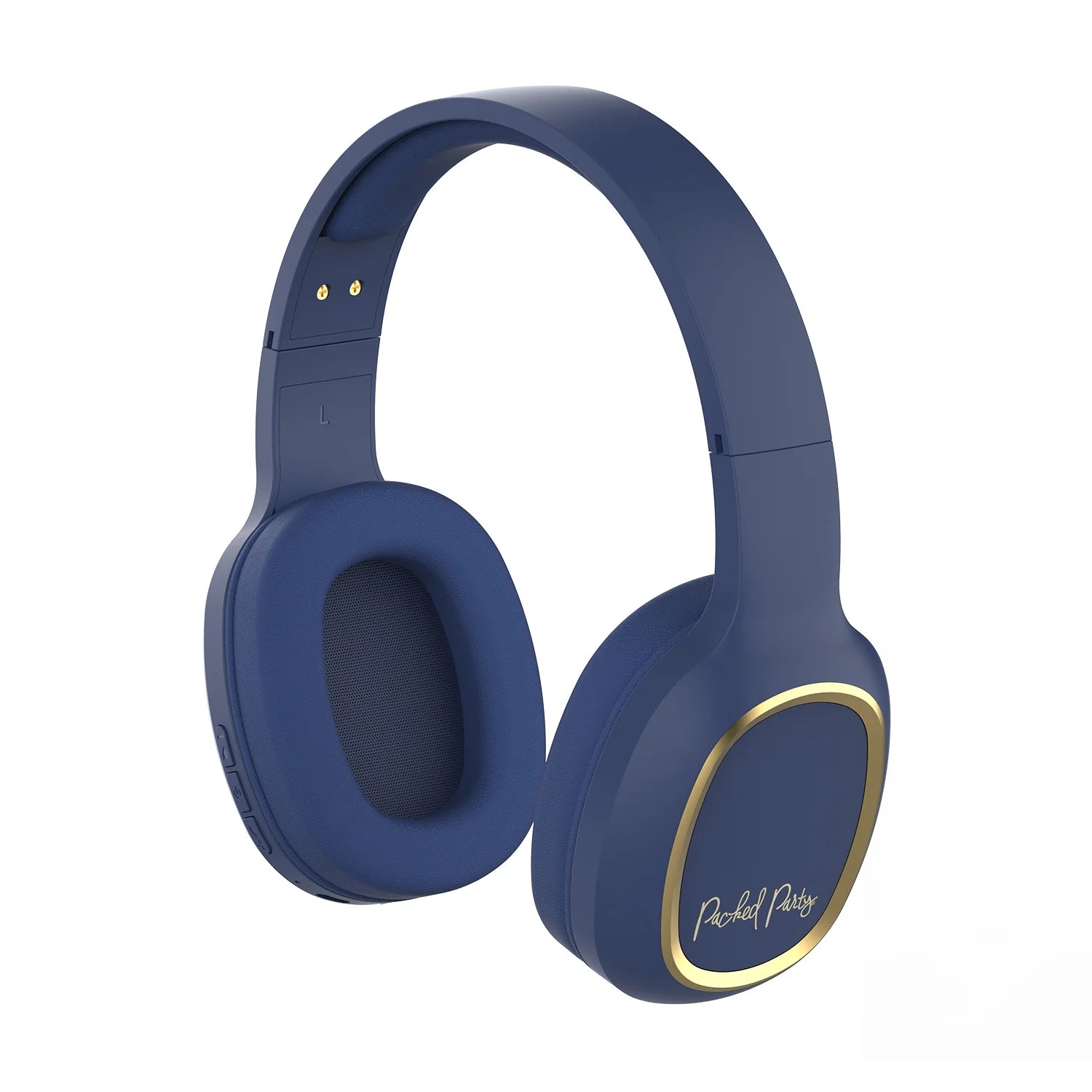 Built-In Microphone Wireless Over-Ear Headphones, Navy Baby, PKHP100BG