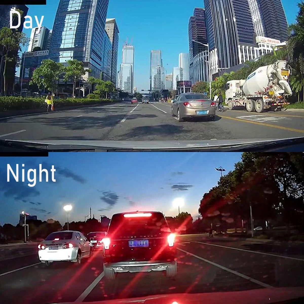 10" 1080P Mirror Dash Cam,Full Touch Screen Backup Camera Front and Rear View Parking Monitor with Super Night Vision, Motion Detection, G-Sensor