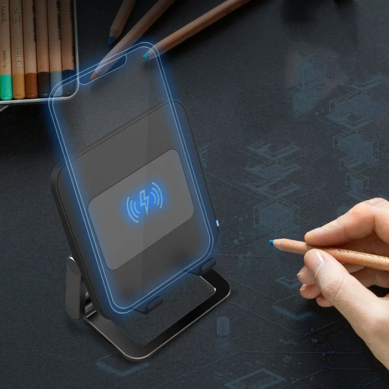 Universal Vertical Quick Charge Wireless Phone Charger Private Mode